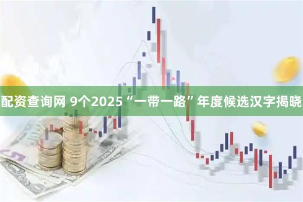 配资查询网 9个2025“一带一路”年度候选汉字揭晓